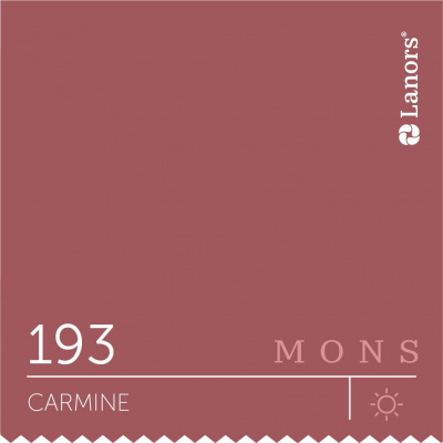Краска Lanors Mons цвет Carmine 193 Кармин