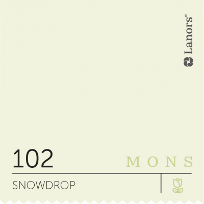 Краска Lanors Mons цвет Snowdrop 102 Подснежник