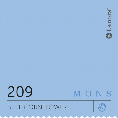 Краска Lanors Mons цвет Blue Cornflower 209 Синий василек