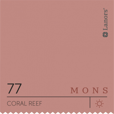 Краска Lanors Mons цвет Coral Reef 77 Коралловый риф