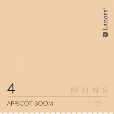 Краска Lanors Mons цвет Apricot boom 4 Абрикосовый бум