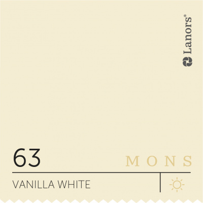 Краска Lanors Mons цвет Vanilla White 63 Ванильный белый