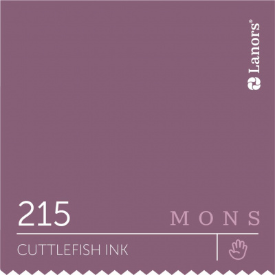 Краска Lanors Mons цвет Cuttlefish Ink 215 Черила каракатицы