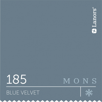 Краска Lanors Mons цвет Blue velvet 185 Синий бархат