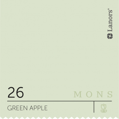 Краска Lanors Mons цвет Green apple 26 Зеленое яблоко