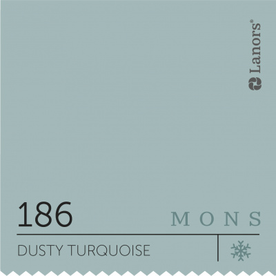 Краска Lanors Mons цвет Dusty turquoise 186 Пыльная бирюза