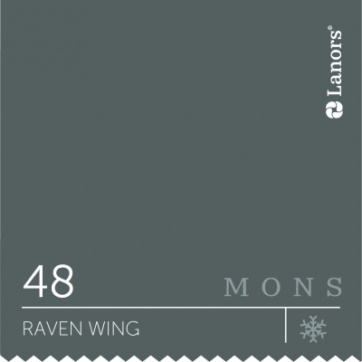 Краска Lanors Mons цвет Raven Wing 48 Вороново крыло