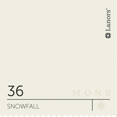 Краска Lanors Mons цвет Snoefall 36 Снегопад