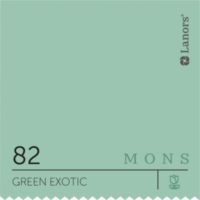 Краска Lanors Mons цвет Green exotic 82 Зеленая экзотика