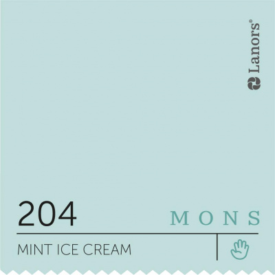 Краска Lanors Mons цвет Mint ice cream 204 Мятное мороженное