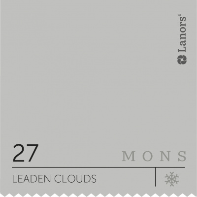 Краска Lanors Mons цвет Leaden Clouds 27 Свинцовые облака