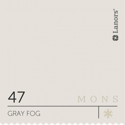 Краска Lanors Mons цвет Gray Fog 47 Серый туман