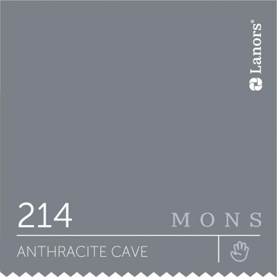 Краска Lanors Mons цвет Anthracite Cave 214 Антрацитовая пещера