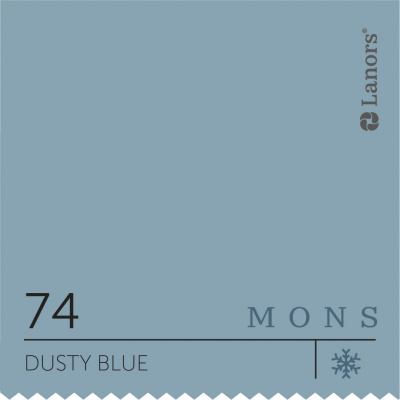 Краска Lanors Mons цвет Dusty Blue 74 Пыльный синий