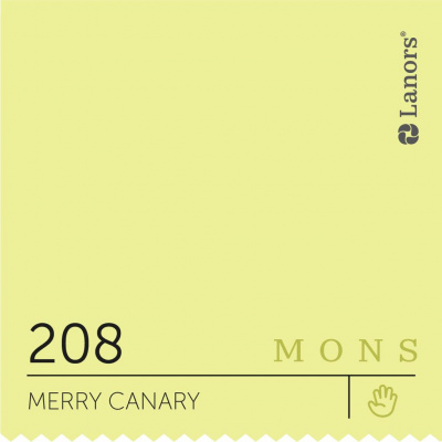 Краска Lanors Mons цвет Merry Canary 208 Веселая канарейка