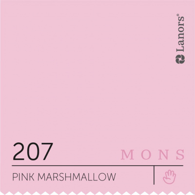 Краска Lanors Mons цвет Pink Marshmallow 207 Розовый зефир