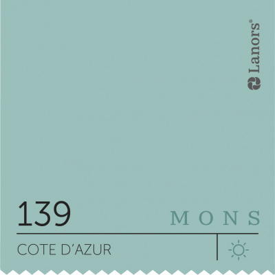 Краска Lanors Mons цвет Cote d’azur 139 Лазурный берег.