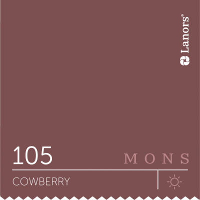 Краска Lanors Mons цвет Cowberry 105 Брусника