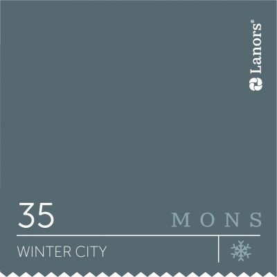 Краска Lanors Mons цвет Winter City 35 Зимний город