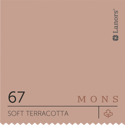 Краска Lanors Mons цвет Soft terracotta 67 Нежная терракота