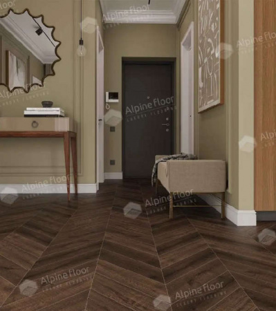 SPC ламинат Alpine Floor Chevron Alpine ECO 18-12 Дуб Мокка фото 3