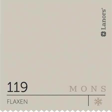 Краска Lanors Mons Цвет Flaxen 119 Льняной Exterior 4,5 Л