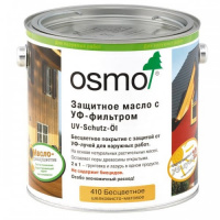 Защитное масло с УФ-фильтром Osmo UV Schutz Ol Бесцветное 410 2,5 л