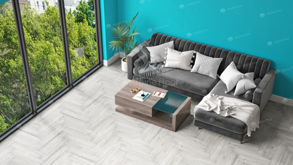 SPC ламинат Alpine Floor Parquet Light ECO 13-11 Снежный