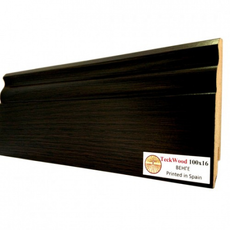 Плинтус TeckWood фигурный Венге 100×16