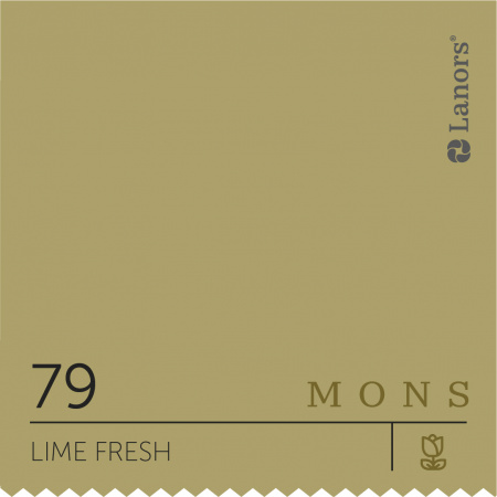 Краска Lanors Mons Цвет Lime Fresh 79 Лаймовый Fresh Satin 2,5 Л