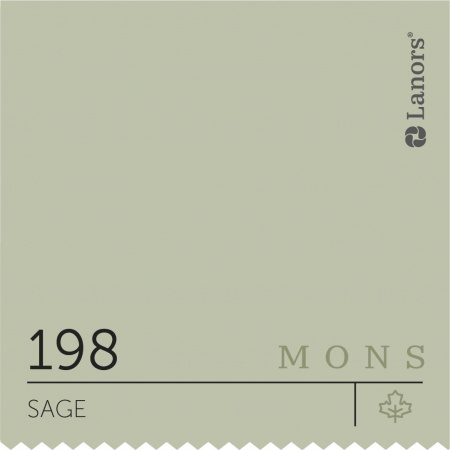 Краска Lanors Mons Цвет Sage 198 Шалфей Satin 2,5 Л