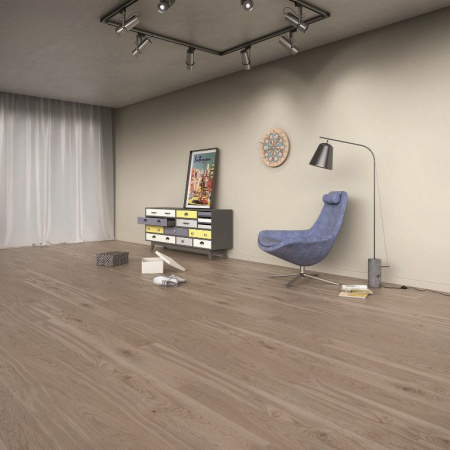 Паркетная доска Baltic Wood Дуб коттедж Смоки и смоки лак однополосный Oak SMOKY & SMOKY