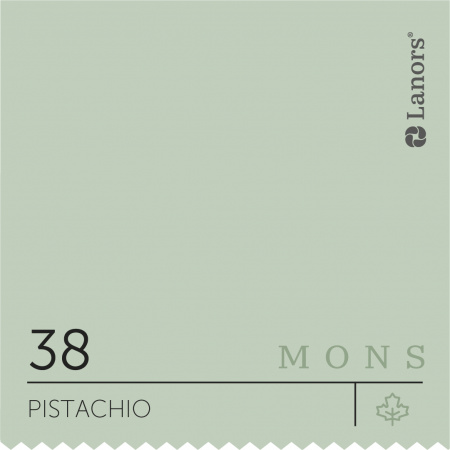 Краска Lanors Mons Цвет Pistachio 38 Фисташка Eggshell 4,5 Л