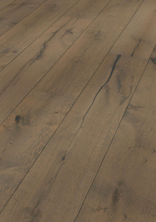 Паркетная доска Meister HD 400 Lindura Дуб рустик серая глина масло 8411 Clay grey rustic oak