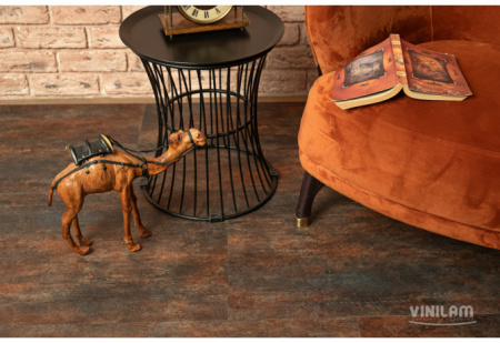 SPC ламинат Vinilam Ceramo Stone 71617 Керамическая Сталь