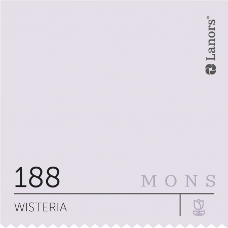 Краска Lanors Mons Цвет Wisteria 188 Глициния Eggshell 4,5 Л