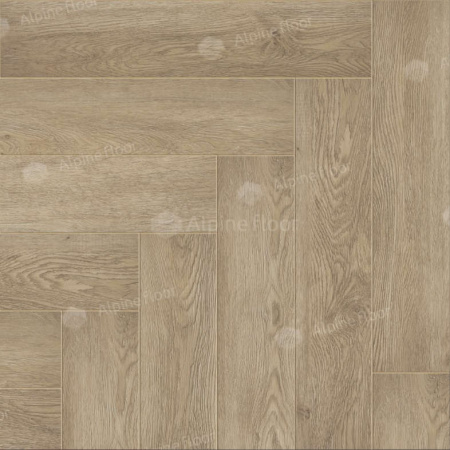 Кварц виниловый ламинат SPC Alpine Floor Parquet Premium ABA ECO 19-3 Дуб Ваниль Селект