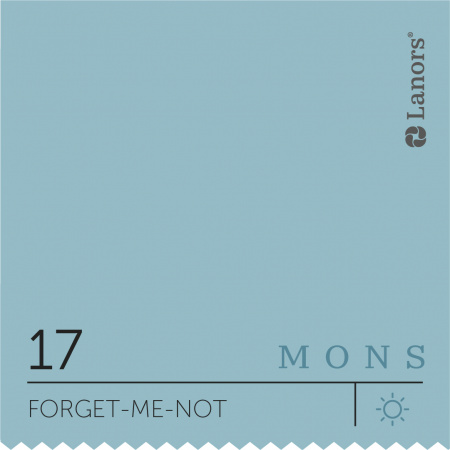 Краска Lanors Mons Цвет Forget-Me-Not 17 Незабудка Eggshell 4,5 Л