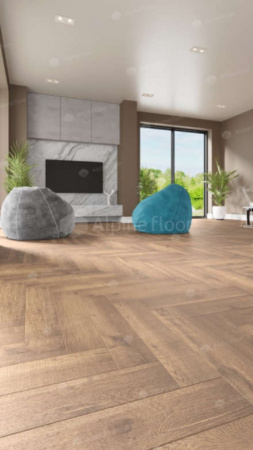 Кварц виниловый ламинат SPC Alpine Floor Parquet Premium ABA ECO 19-2 Дуб Роял фото 3