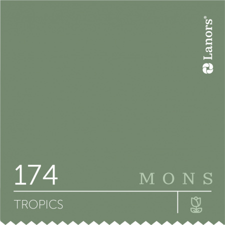 Краска Lanors Mons Цвет Tropics 174 Тропики Interior 4,5 Л