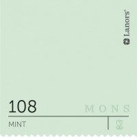 Краска Lanors Mons Цвет Mint 108 Мята Interior 0,2 Л