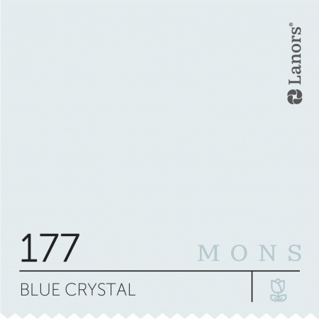 Краска Lanors Mons Цвет Blue Crystal 177 Голубой Кристалл Satin 4,5 Л