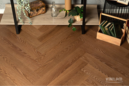 SPC ламинат Vinilam Parquet Herringbone IS11200 Паркет Винсент