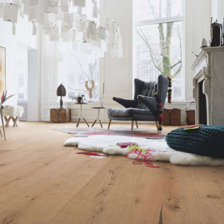 Паркетная доска Meister HD 400 Lindura Дуб рустик кофе латте масло 8414 Café latte rustic oak фото 2