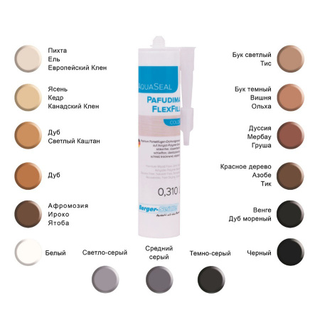 Герметик Berger-Seidle Aqua-Seal Pafudima FlexFill Color фото 2