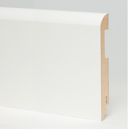 Плинтус Teckwood Белый прямой 120×16