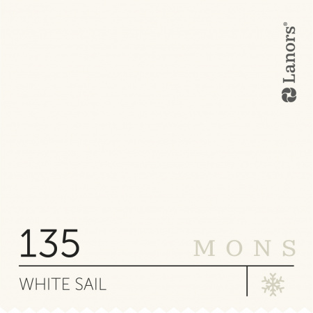 Краска Lanors Mons Цвет White Sail 135 Белый Парус Interior 4,5 Л