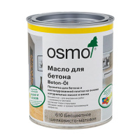 Масло для бетона Osmo Beton-Ol 610 бесцветное шелковисто-матовое Бесцветное шелковисто-матовое 610 0,125 л