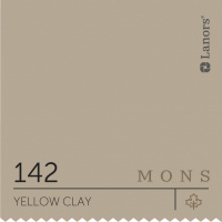 Краска Lanors Mons Цвет Yellow Clay 142 Желтая Глина Interior 0,2 Л