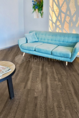 Виниловый пол Alpine Floor клеевой Easy Line ЕСО 3-8 Дуб Рустикальный фото 2